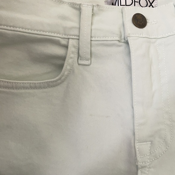 Wildfox Sample Light Mint Green Stretch Skinny Jeans Sz. 2 - Picture 5 of 5